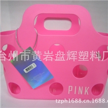 供应批发全新PE料手提篮子可自定2013新款塑料PE篮子包装篮子