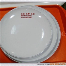 惠扬：塑料美耐皿密胺仿瓷餐具M-10韩式黑边圆盘