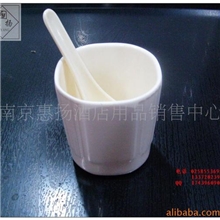 惠扬：塑料美耐皿密胺仿瓷餐具8560杯子，水杯玉白系列混批