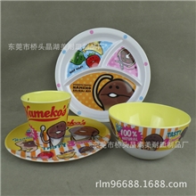 儿童餐具套装餐具套装密胺餐具儿童卡通餐具