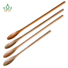 雅福家居用品外贸原单木质餐具厨具创意精品咖啡蜂蜜搅拌木勺子