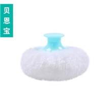新生婴儿绒毛粉扑圆型宝宝专用粉扑宝宝爽身粉扑7980