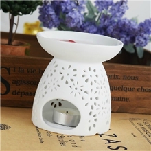 长期供应经典多花陶瓷蜡烛香薰灯香薰炉A-30款手工镂空香薰炉