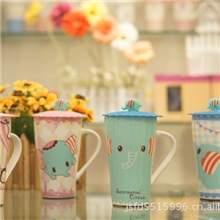 正品忧伤马戏团薄荷大象大容量畅饮杯子陶瓷水杯zakkaAK1204-1
