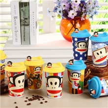 可爱滴大嘴猴PaulFrank巴克风格马克杯原单出口日单新款