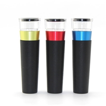 新款真空塞透明头中间为铝合金圈红酒抽真空瓶塞酒塞批发