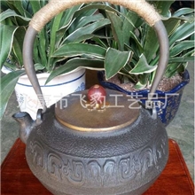 专业制造铸铁茶壶永康市飞豹工艺品厂吉祥图老壶1.3