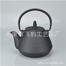 厂家直销-生铁壶GLW1.0高罗纹1.0L煮水泡茶的好茶具