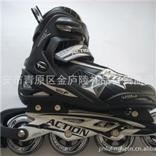 批发成人儿童溜冰鞋/动感125F旱冰鞋/轮滑鞋/直排溜冰鞋/伸缩鞋