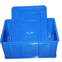 【批发】供应洁具箱|消毒餐具周转箱全新PE塑料|带盖厂家直销