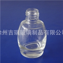 供应优质高档白料指甲油瓶玻璃瓶各毫升白料指甲油瓶玻璃瓶