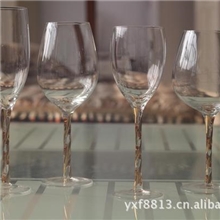 描金水晶玻璃红酒杯香槟杯葡萄酒杯