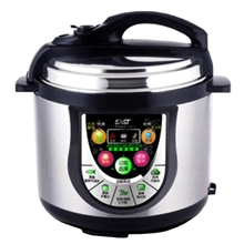厂家直销商务礼品电压力锅5L微电脑跑江湖特价电压力锅