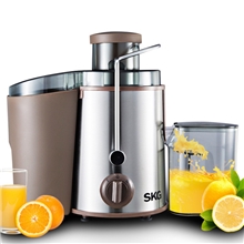新品特价SKG1340不锈钢多功能榨汁机噪音小出汁率高全自动