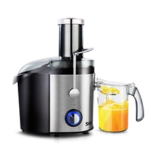 SKG1327榨汁机75mm大口径加料管全包型不锈钢小型商用榨汁机