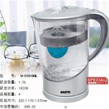 批发三洋U-C1018GL电热净水壶净化水壶进口滤芯净水壶