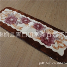 供应腈纶印花剪花古典花卉复合地毯地垫沙发坐垫床前垫带防滑