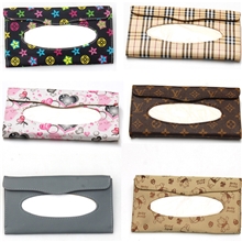 一件代发车用遮阳板纸巾盒可爱创意车载抽纸盒汽车车内挂式