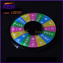 厂家供应亚克力酒令转盘，亚加力KTV游戏转盘L20101