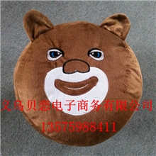 全网独家加厚24丝内胆熊大充气凳卡通毛绒气凳(不带气筒）