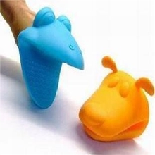 动物隔热手套TPR软胶手套家居伴侣0.044