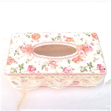 蕾丝抽纸盒布艺抽纸盒塑料纸巾盒田园抽纸盒布艺纸巾盒