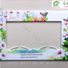 新品新花形塑料双开开关贴/厂家批发开关贴e102