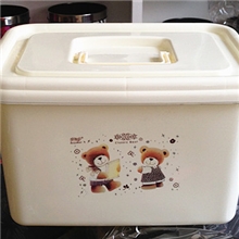 厂家特价供应20L手提收纳箱/印花小熊