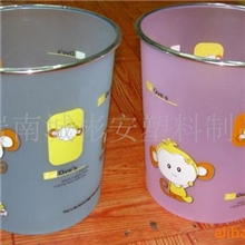 彬安039小号圆形卡通垃圾桶卫生桶