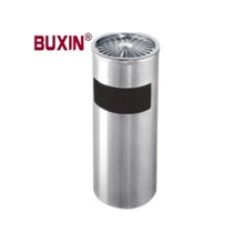 厂家直销酒店电梯口走廊转角高档垃圾桶带烟灰缸BX-41187