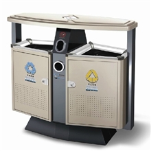 步鑫新款户外环保垃圾桶室外分类垃圾箱街道果皮箱现货A0050