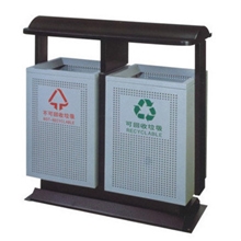 厂家直销户外垃圾桶果皮箱分类垃圾箱镀锌垃圾桶BX-14629