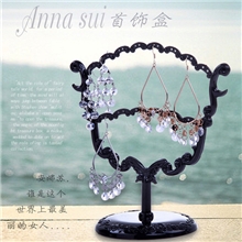 安娜苏风格扇形蔷薇花耳环架首饰架饰品架收纳架