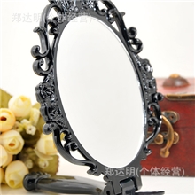 D26安娜苏风格蔷薇花风格镜子折叠镜/蔷薇花风格镜子