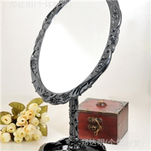 A329安娜苏台镜蔷薇花台式镜子360度旋转化镜子