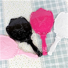 A303复古奢华安娜苏蔷薇花台镜超大号玫瑰花折镜子