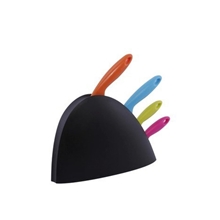 炫彩不锈钢刀具六件套套装彩色创意套刀切菜刀组合团购促销礼品