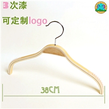 Cochums层木积木实木衣架衣挂裤夹出口环保3M橡胶防滑定制logo