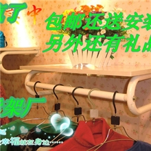 侧挂上墙服装架服装展示架上墙服装店挂衣架侧挂架U型侧挂