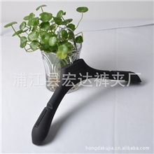 批发供应手感漆西装塑料衣架女款可印LOGOP010201