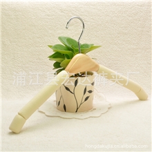 供应新款实木胶棉防滑衣架女款F013多色和祥光同质量
