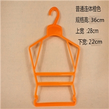 儿童连体衣架童装塑料套装衣挂特价批发婴儿衣撑韩版服装店批发