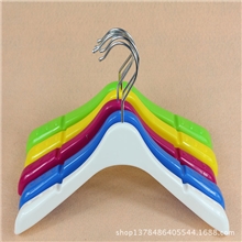 彩色儿童塑料衣架防滑衣挂连体童装衣架无痕衣撑服装店专用