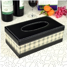 华美仕创意高档长方形家用皮质纸巾盒纸巾抽皮革餐巾盒厂家批发