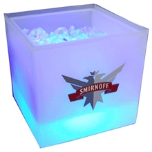 酒店方型LED发光塑料冰桶酒吧夜场促销环保冰桶耐摔工厂直销