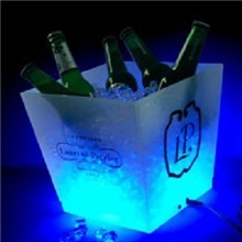 10L容量酒吧促销七彩LED发光透明冰桶工厂供货