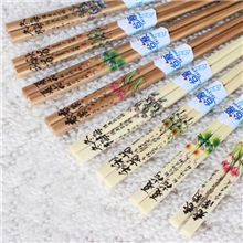 精品筷子印花筷子无漆筷子阿里山竹筷天然楠竹筷子批发