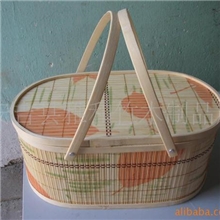供应水果篮.樱桃篮.枫叶竹篮