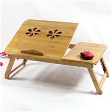 床上笔记本电脑桌高档楠竹折叠方便双花现货