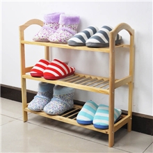 正富正品木制三层鞋架/靴架/花架/置物架实木鞋架正品保障